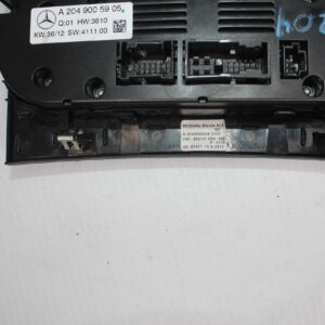 Merceds Benz W204 C63 AMG AC Climate Control Unit Panel A2049005905, A2049007615 - Image 12
