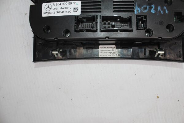 Merceds Benz W204 C63 AMG AC Climate Control Unit Panel A2049005905, A2049007615