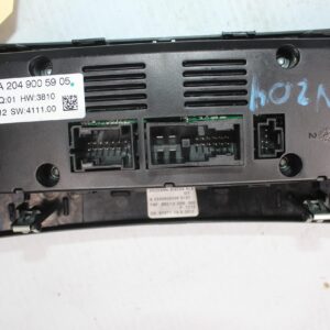 Merceds Benz W204 C63 AMG AC Climate Control Unit Panel A2049005905, A2049007615 - Image 10