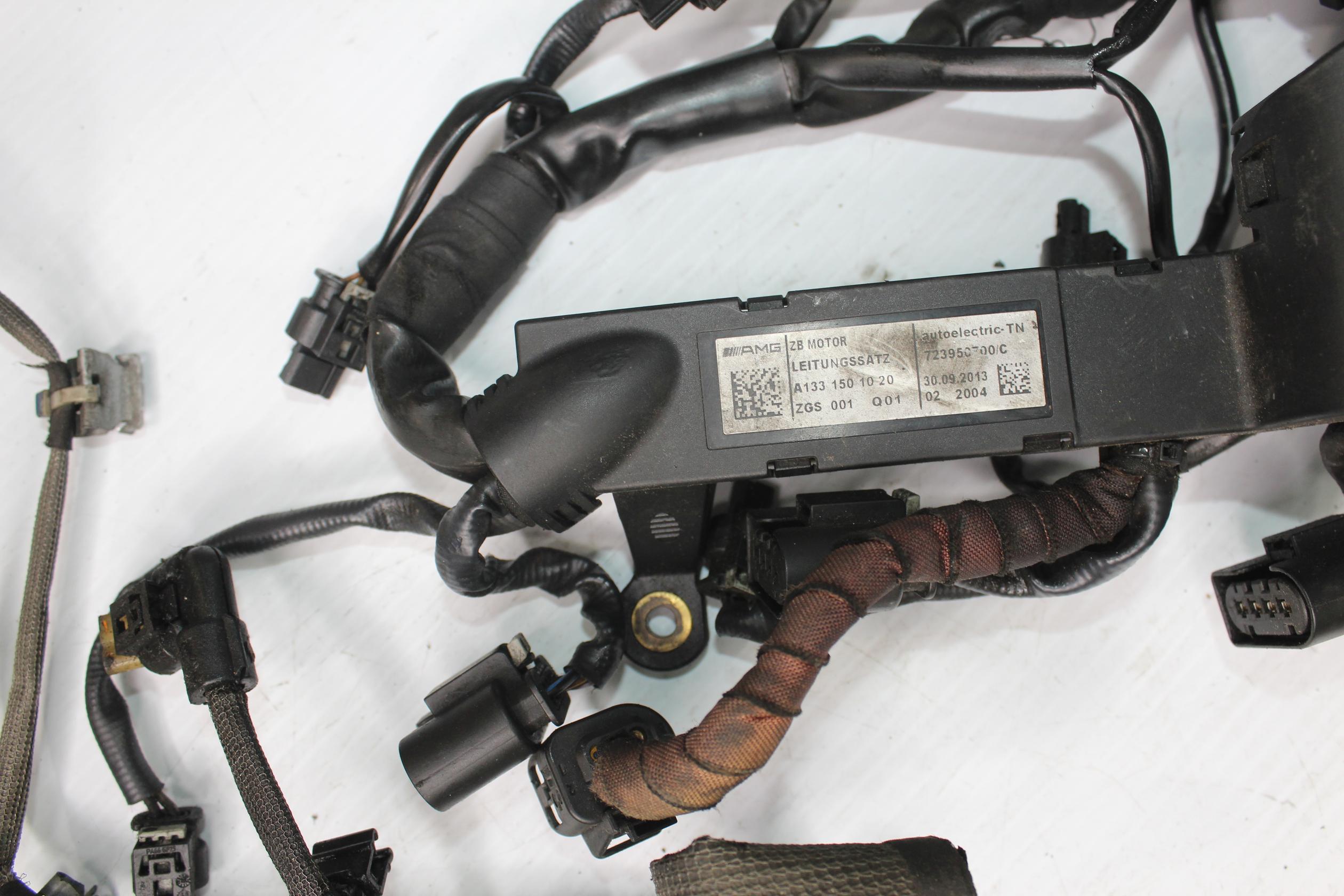 Mercedes Benz W176 A45 CLA45 M133 2.0L Engine Wiring Harness Loom A1331500100 - Image 2