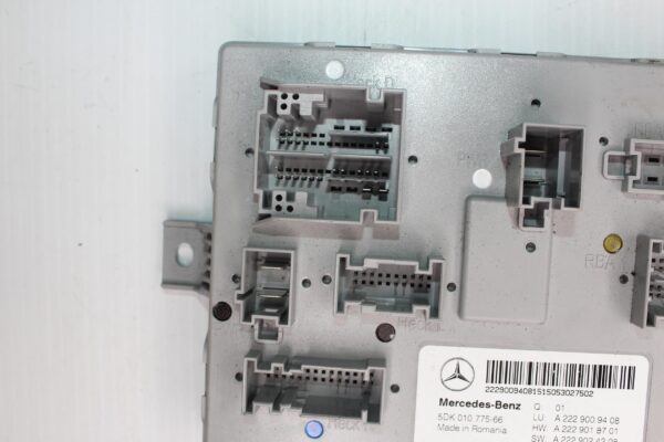Mercedes Benz W222 S400 Rear SAM Module BCM A2229009408, A2229005614