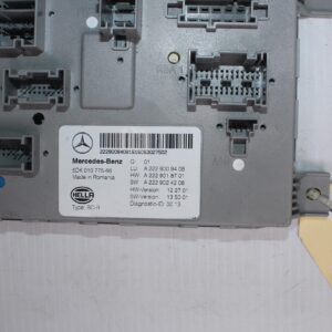 Mercedes Benz W222 S400 Rear SAM Module BCM A2229009408, A2229005614 - Image 7