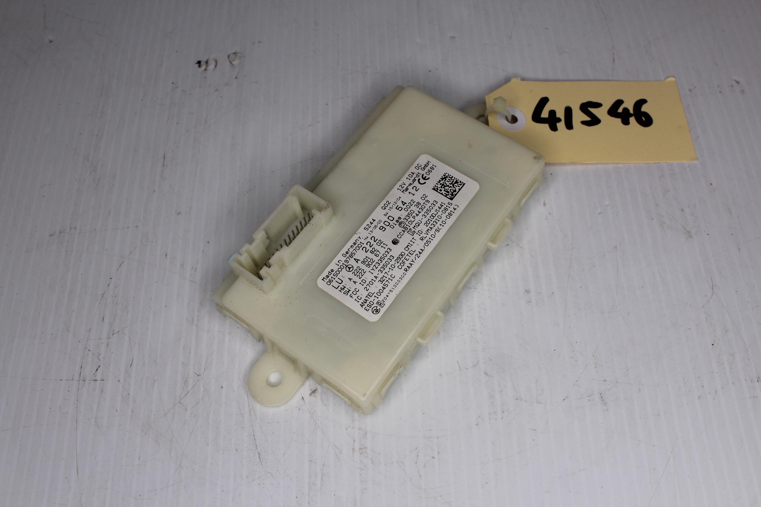 Mercedes Benz W222 S Class Keyless Go Module Control Unit A2229005412, A2229004213 - Image 3