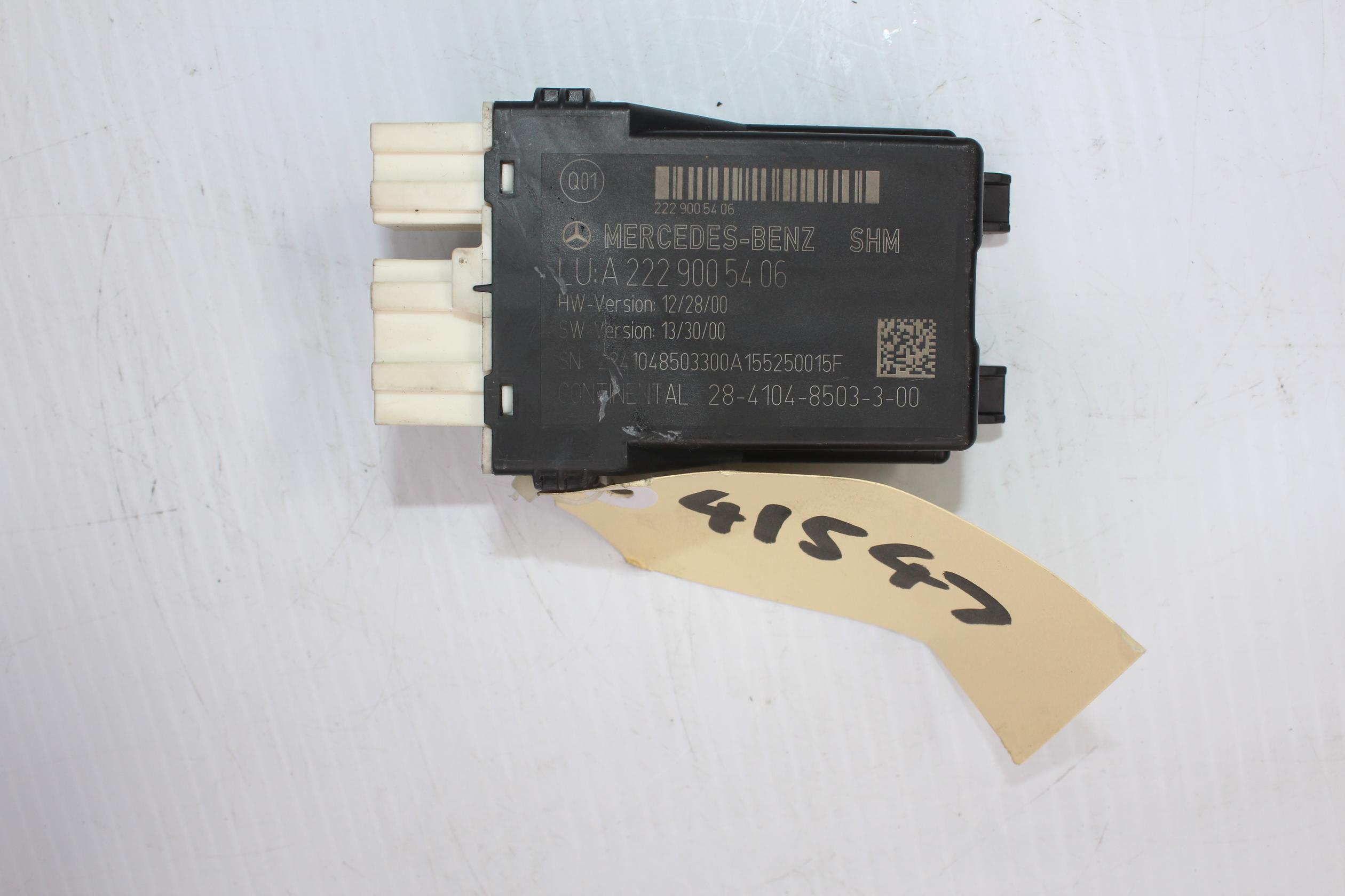 Mercedes Benz W222 S Class Rear Heated Seat Control Unit Module A2229005406 - Image 2