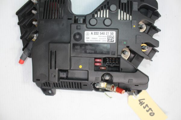Mercedes Benz W222 S Class Rear Fuse Relay Box A2225402750