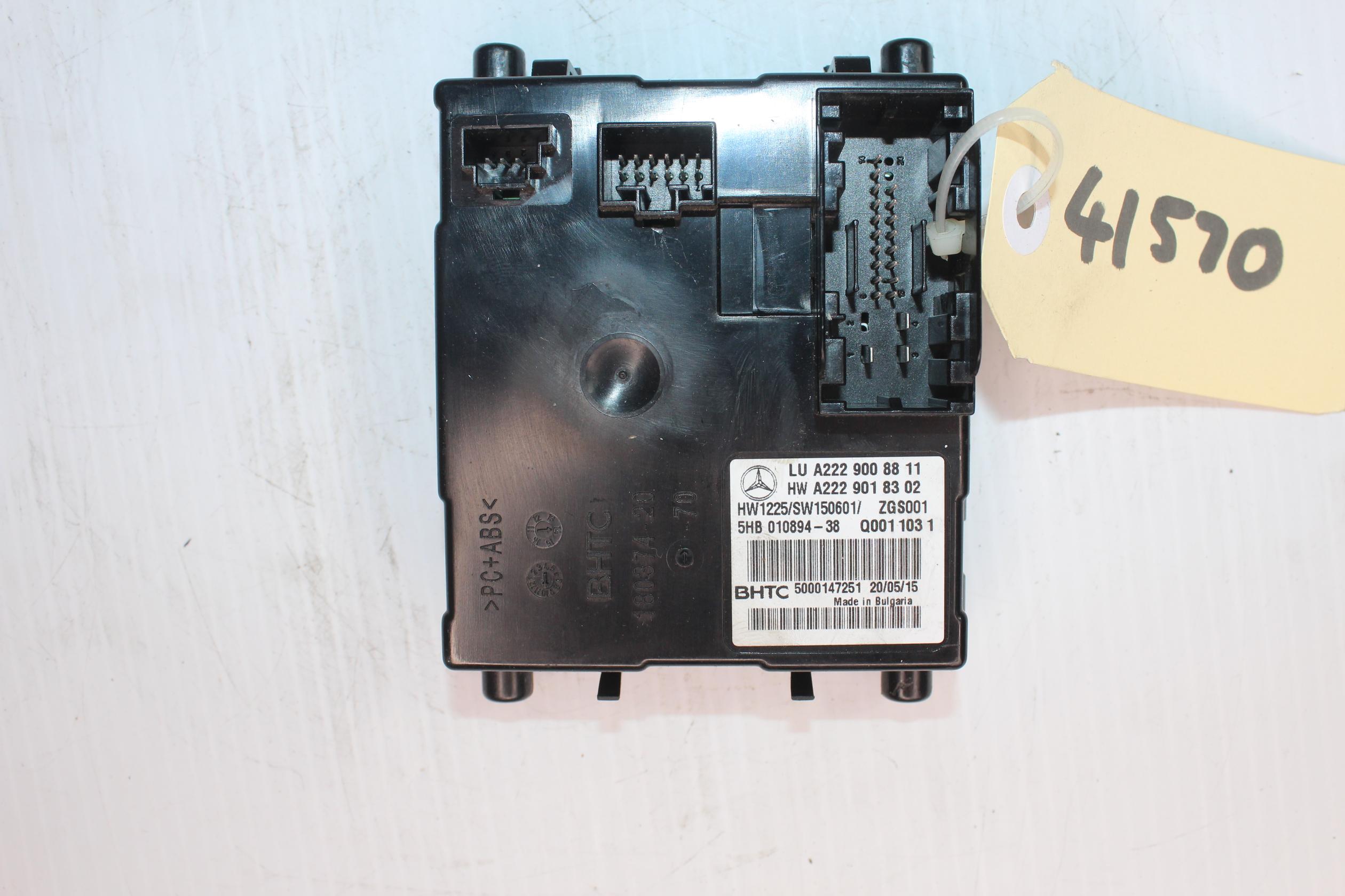 Mercedes Benz W222 S400 AC Climate Control Module A2229008811, A0009002050 - Image 2