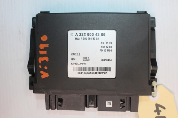 Mercedes Benz W222 S400 Drivetrain Control Unit A2229004306