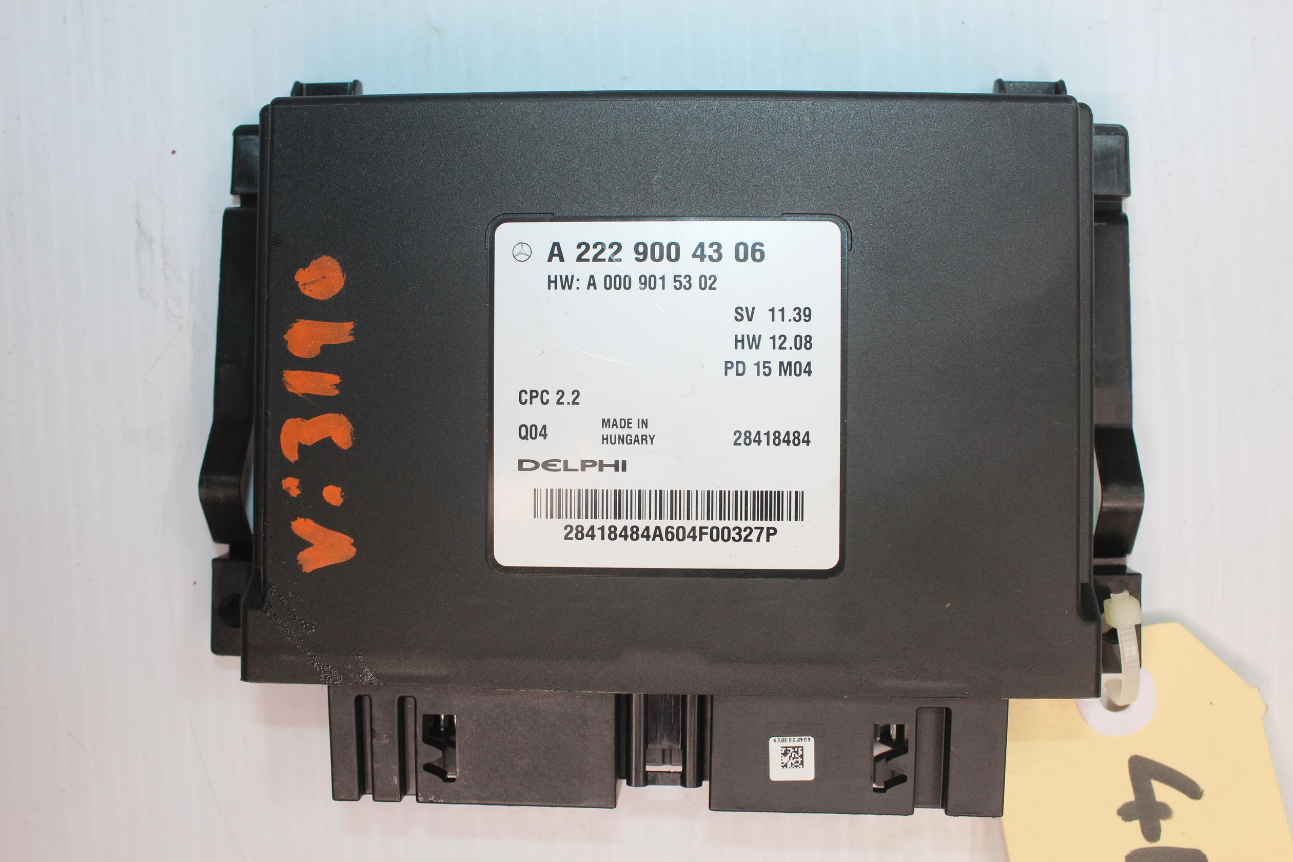 Mercedes Benz W222 S400 Drivetrain Control Unit A2229004306 - Image 5