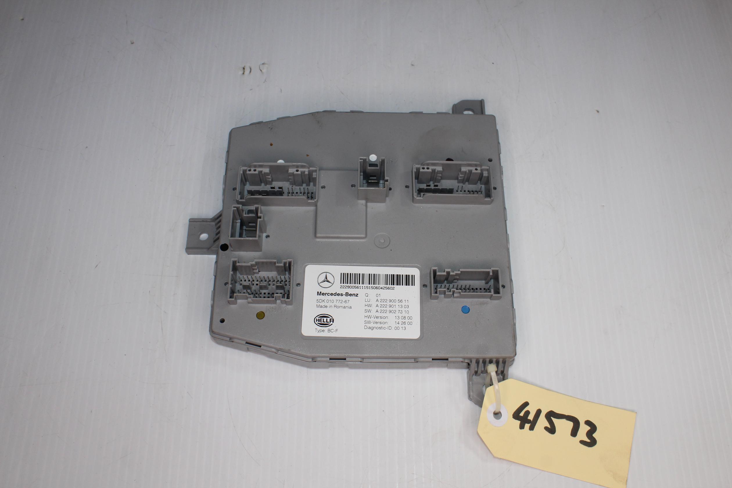Mercedes Benz W222 S Class Front SAM Signal Module A2229005611, A2229004105 - Image 1