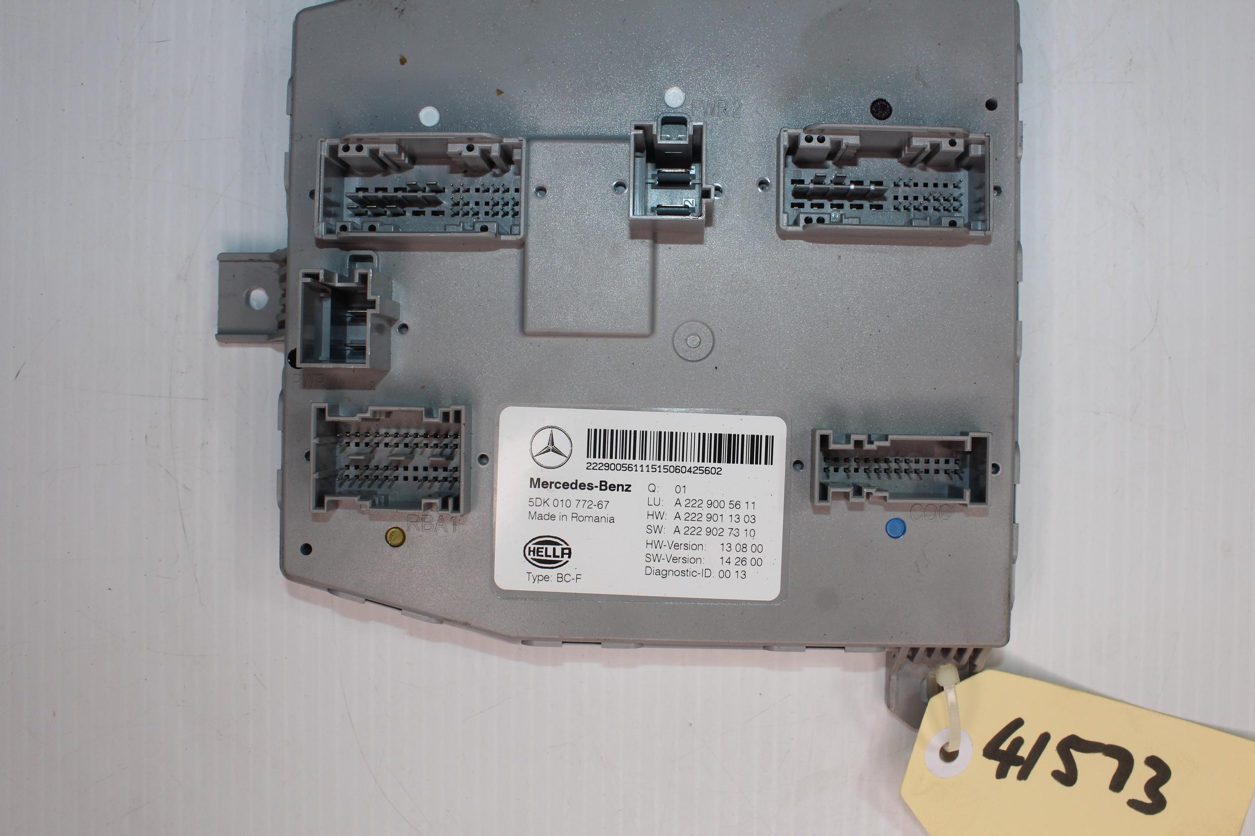 Mercedes Benz W222 S Class Front SAM Signal Module A2229005611, A2229004105 - Image 2