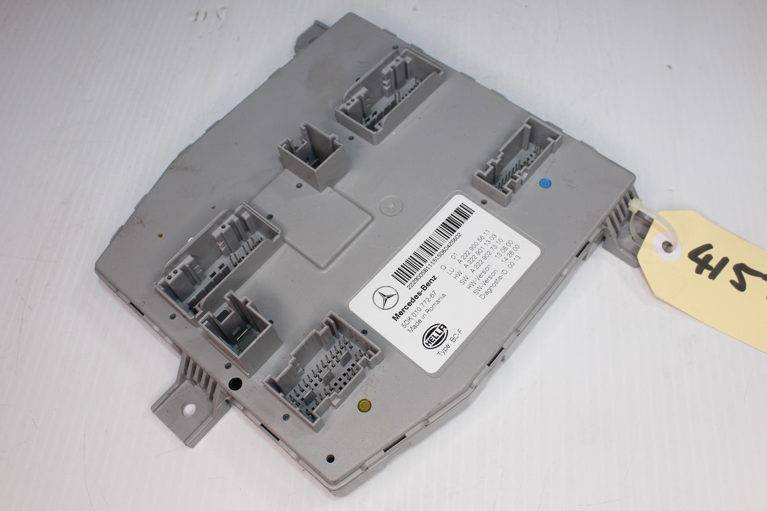 Mercedes Benz W222 S Class Front SAM Signal Module A2229005611, A2229004105 - Image 6