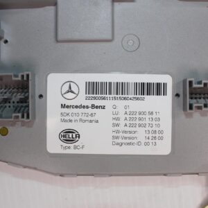Mercedes Benz W222 S Class Front SAM Signal Module A2229005611, A2229004105 - Image 10