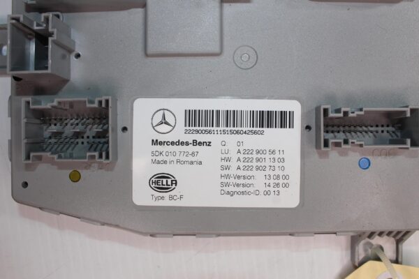 Mercedes Benz W222 S Class Front SAM Signal Module A2229005611, A2229004105