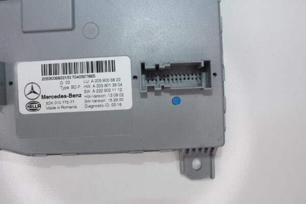Mercedes Benz W205 C200 Front SAM Module A2059006822, A2059006330