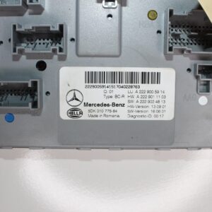 Mercedes Benz W205 C200 Rear SAM BCM Module Control Unit A2229005914 - Image 5