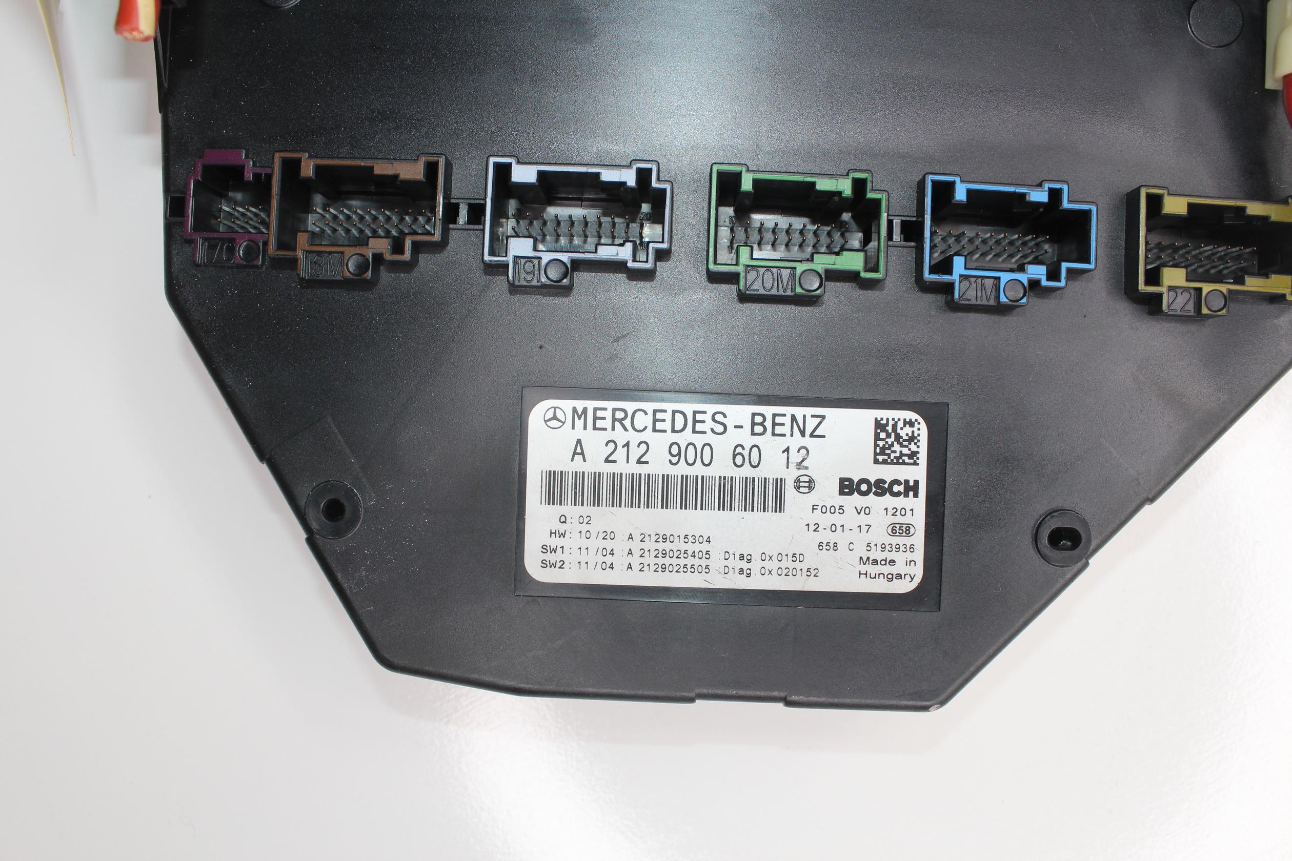 Mercedes Benz W212 E63 AMG Front SAM Module Control Unit A2319001507, A2129006012 - Image 4