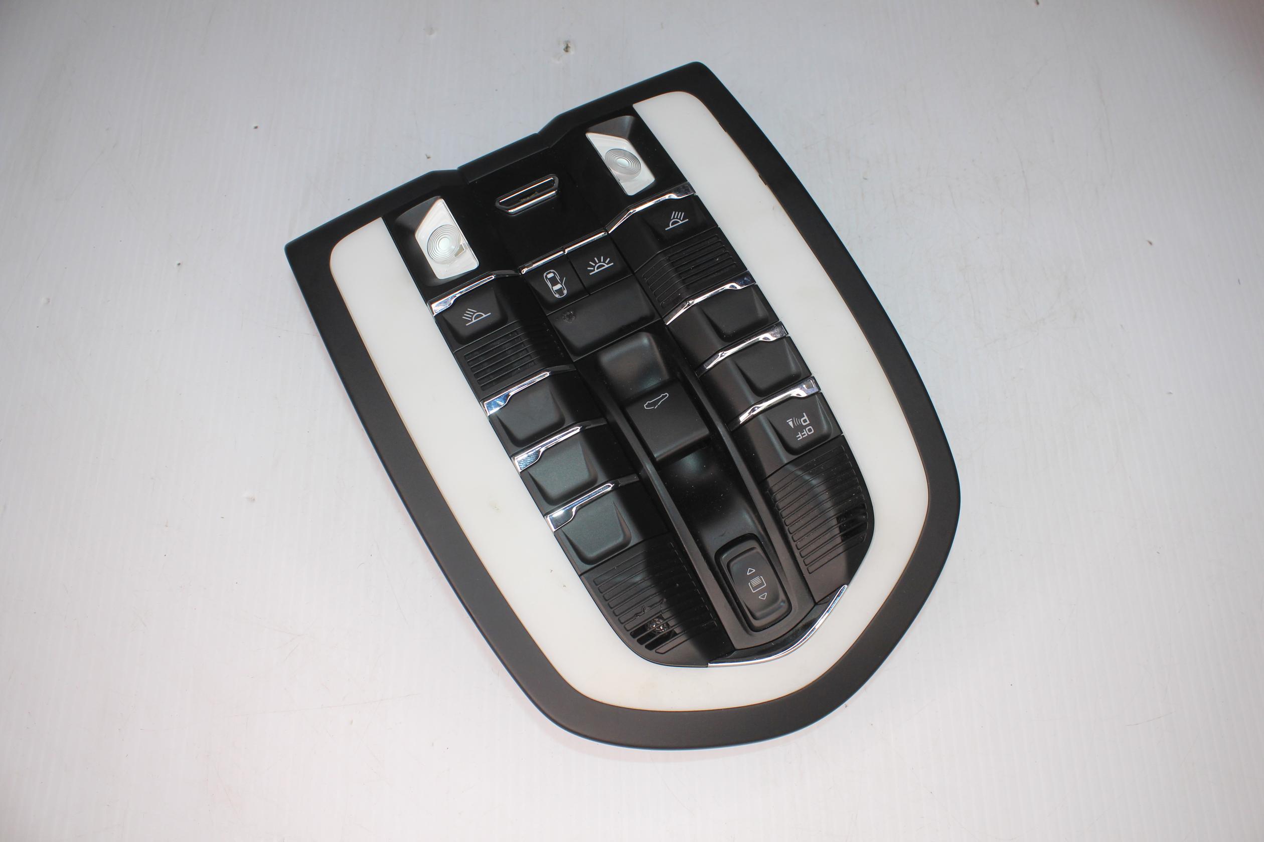 Porsche 958 Cayenne Overhead Roof Console Switch 95861394304, 7PP959551GC - Image 1