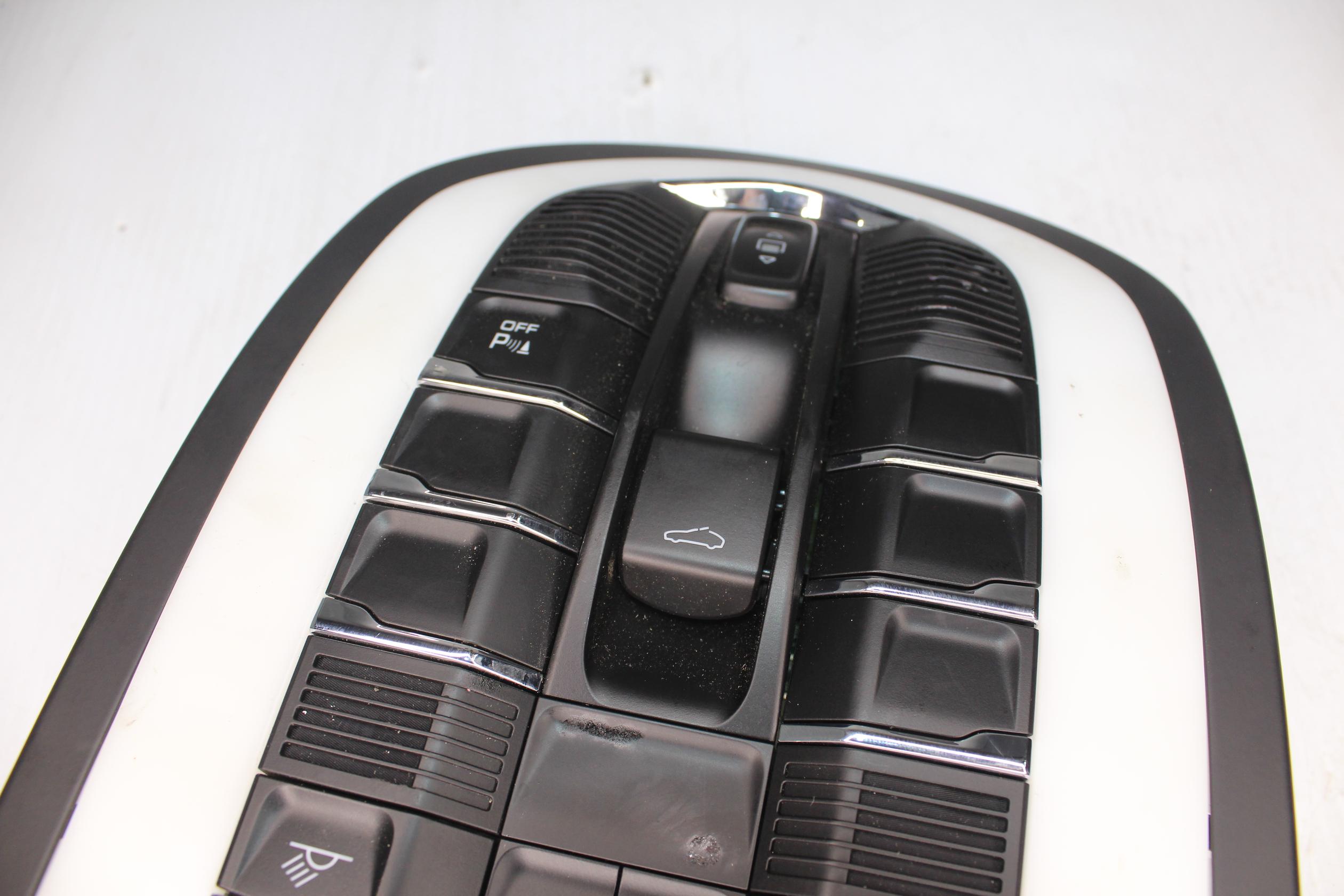 Porsche 958 Cayenne Overhead Roof Console Switch 95861394304, 7PP959551GC - Image 5