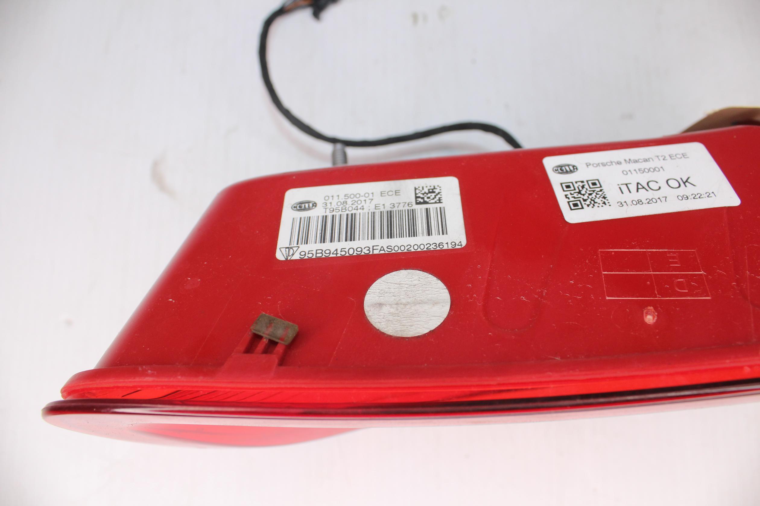 Porsche 95B Macan Rear Left Inner Tail Light 95B945093F, 95B945093AD - Image 7