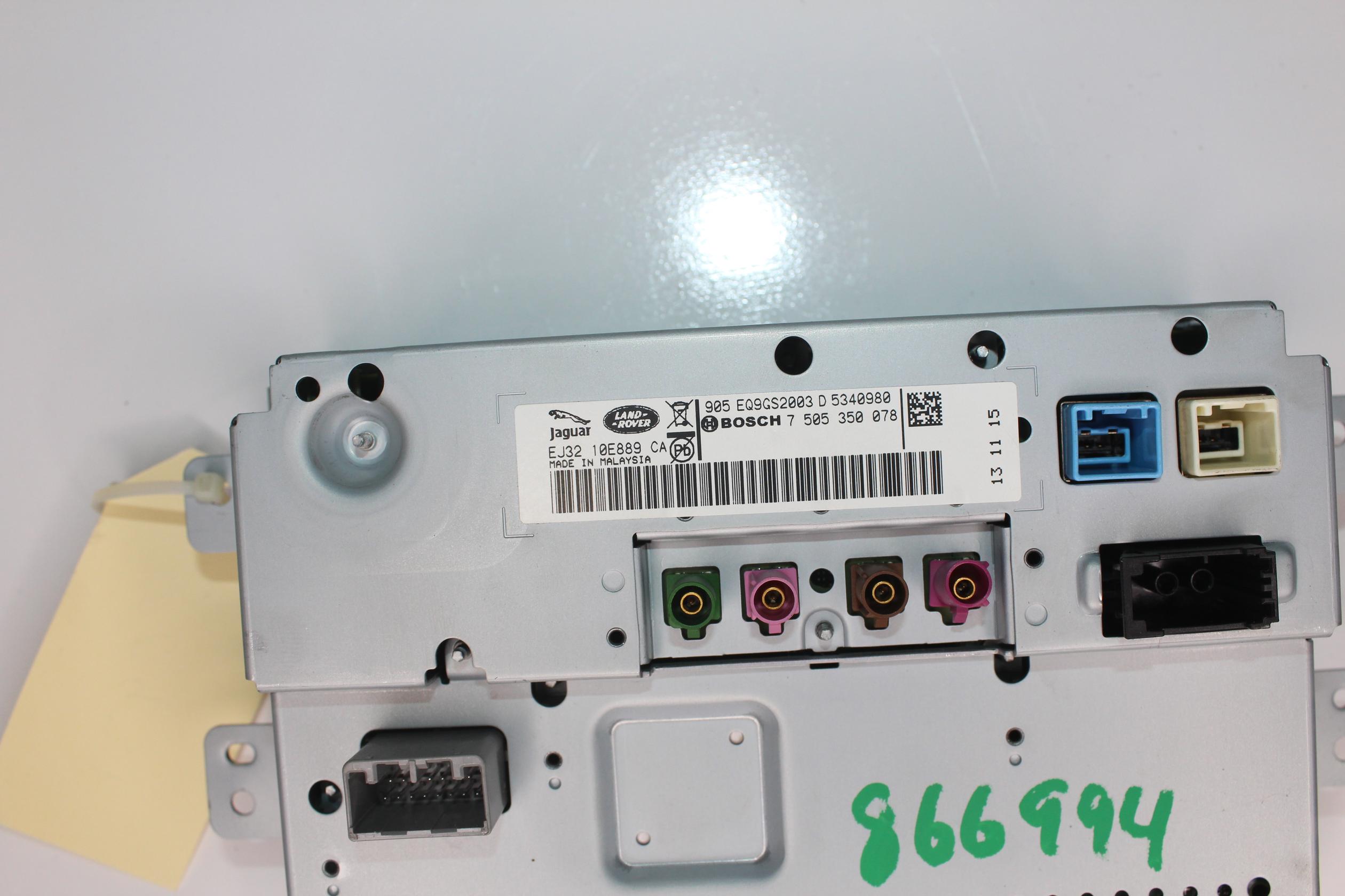 Land Rover L538 Evoque Headunit Display Screen Touch HLDF LR137948 - Image 10